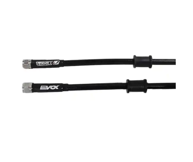 Subito Disponibile Tubo freno 1950mm dado girevole 1/8 bsp - nero