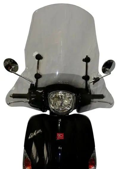 Cupolino parabrezza fabbri kymco like 50 125 200 2009 2012 exclusive Solo Oggi