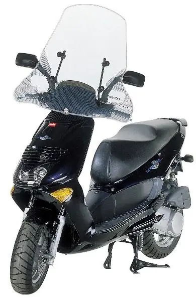 Cupolino parabrezza fabbri aprilia leonardo 125 150 1999 2002 top alto Esclusivo