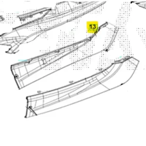 Sym symphony st 50 carena fsottopedana destra grigio chiaro 2021 2021 xl05w1-it Solo Oggi
