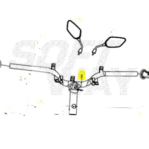 Sym symphony 125 manubrio 2020 2022 xf12w1-it Esclusivo