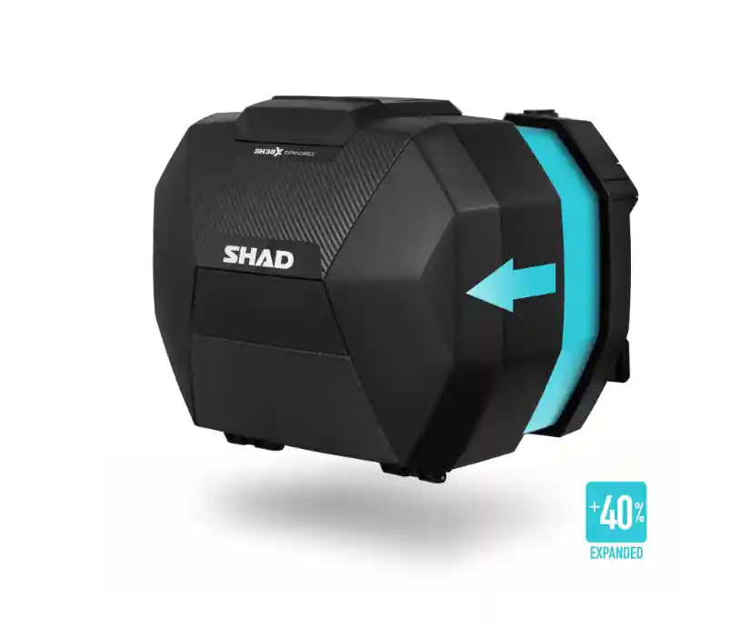 Spedizione Gratuita Valigie laterali espandibili sh38x carbonio