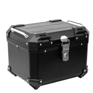 Consegna Rapida Bauletto moto 38 litri valigia rigida baule universale con piastra