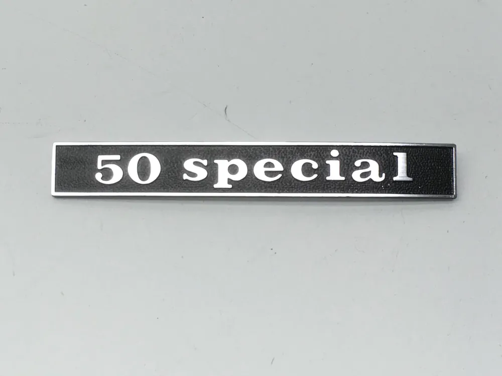 Piaggio vespa 50 emblema logo scritta posteriore 1975 1983 v5b3t Professionale