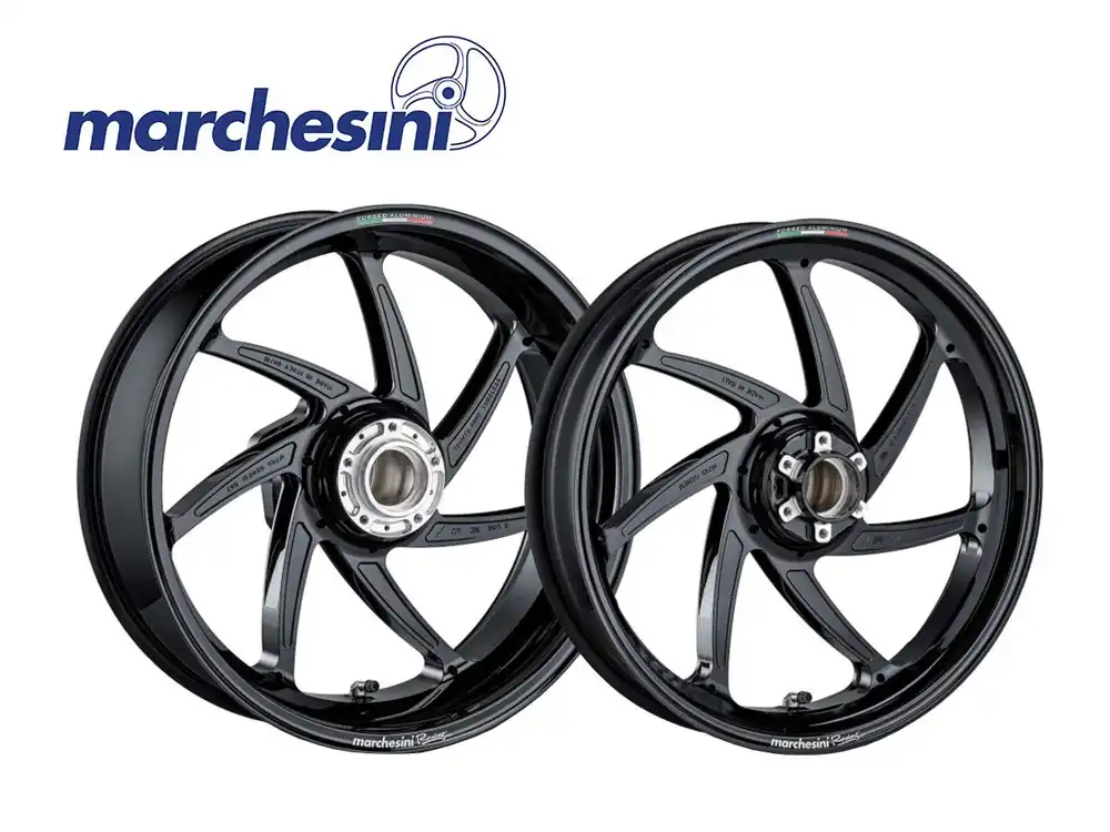 COPPIA CERCHI MAGNESIO MARCHESINI M7R GENESI SUZUKI GSX R 1300 R HAYABUSA DOPO 2008- Reso Gratuito