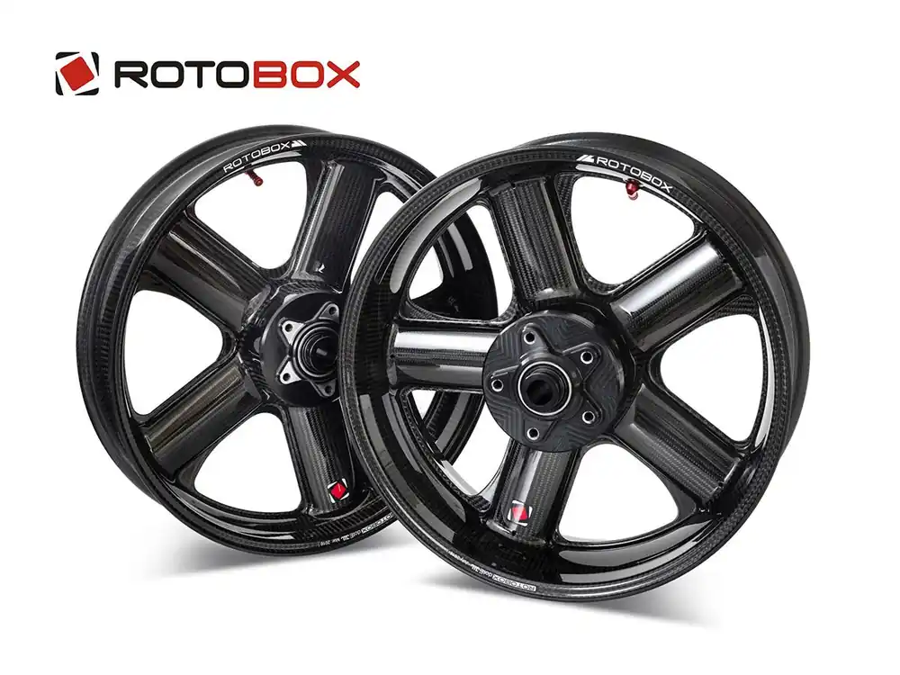 COPPIA CERCHI CARBONIO ROTOBOX RBX2 TRIUMPH THRUXTON 1200 R- Non Perdere