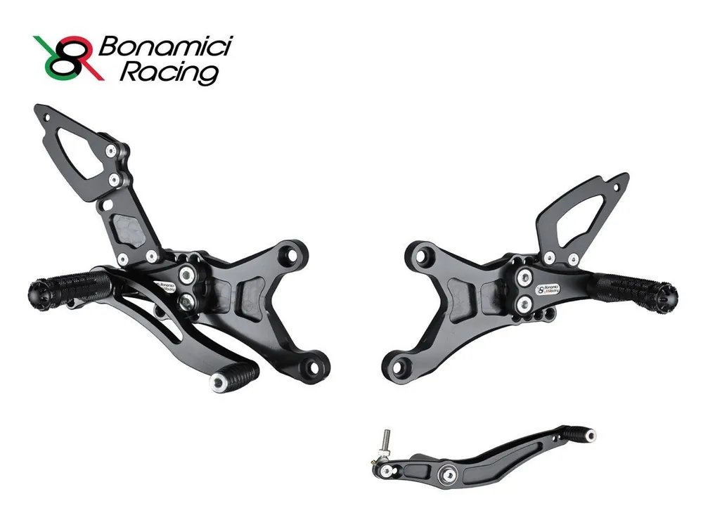 Compra Oggi Stesso PEDANE ARRETRATE BONAMICI RACING REGOLABILI RACE YAMAHA YZF R1 2007-2008-