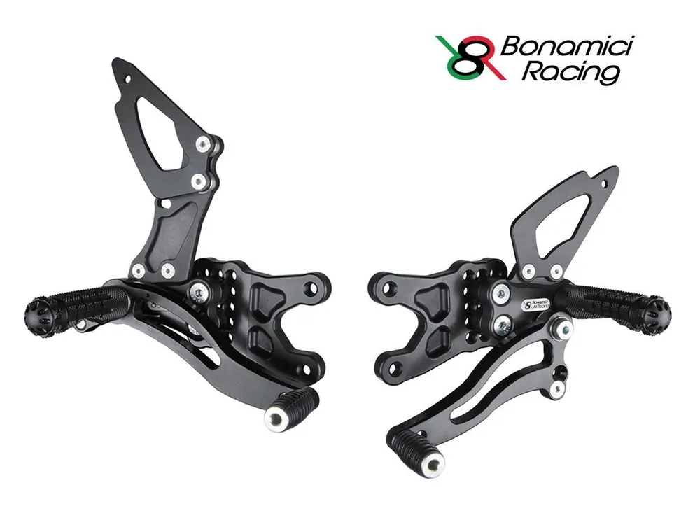 PEDANE ARRETRATE BONAMICI RACING REGOLABILI SUZUKI GSX-R 1000 2007-2008- Super Prezzo