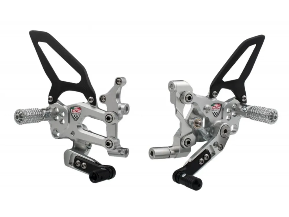 Reso Gratuito PEDANE REGOLABILI RPS SBK SERIE CNC RACING DUCATI 1299 PANIGALE / S 2015-2017-