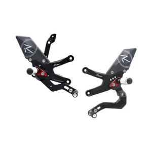 PEDANE REGOLABILI R VERSION LIGHTECH CAMBIO ROVESCIATO KAWASAKI ZX-10 R 2021-2022- Pagamento Sicuro
