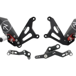 Consegna Rapida PEDANE REGOLABILI R VERSION LIGHTECH MV AGUSTA BRUTALE 675 2011-2015-