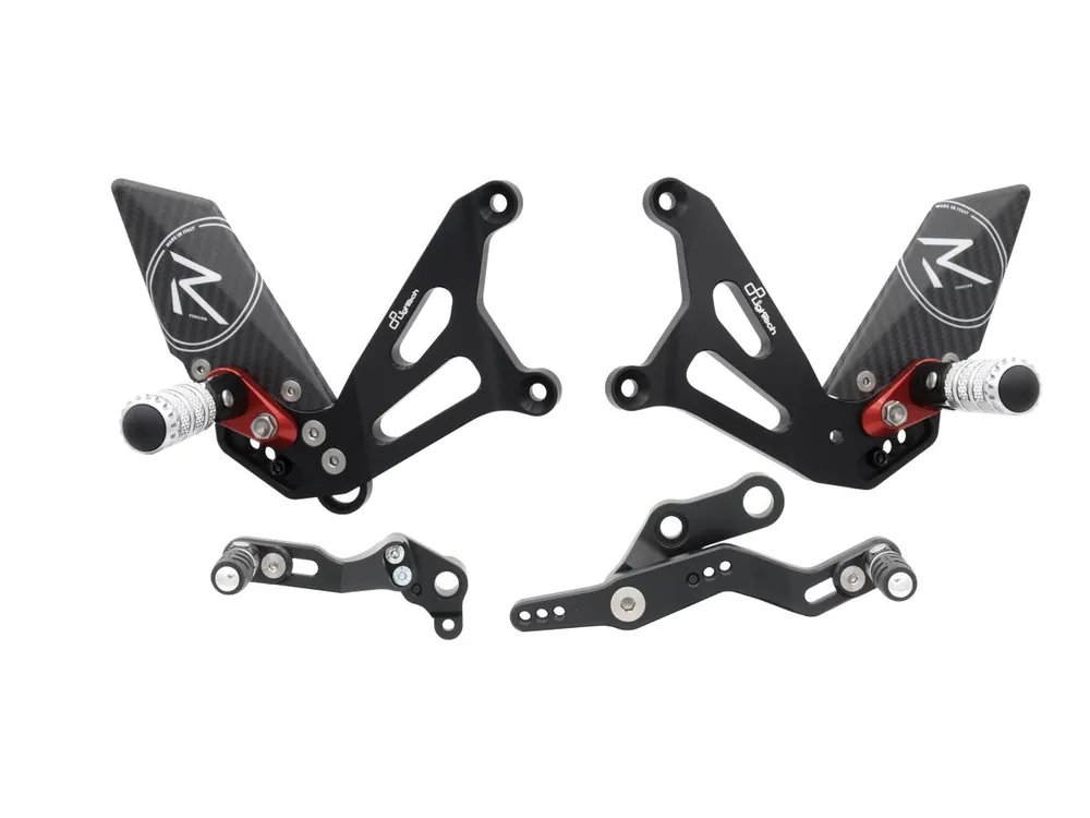Consegna Rapida PEDANE REGOLABILI R VERSION LIGHTECH MV AGUSTA BRUTALE 675 2011-2015-