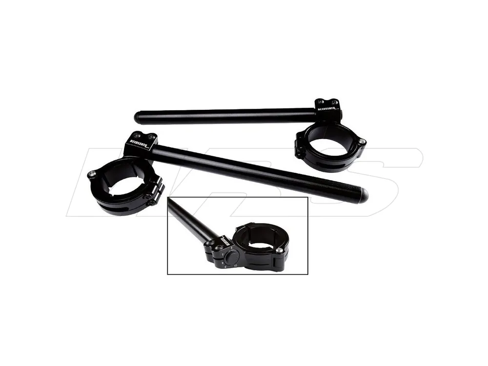 COPPIA SEMIMANUBRI REGOLABILI ACCOSSATO CON GUSCIO 6-10 GRADI KAWASAKI ZX-9R 1996- Nuova Collezione