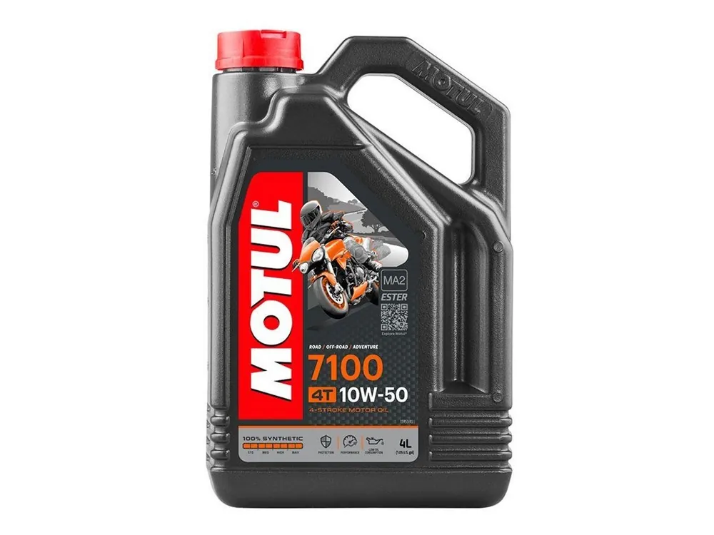 Professionale OLIO MOTORE MOTO 4T MOTUL 7100 10W50 4LT 100% SINTETICO-