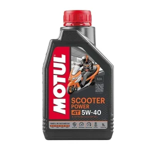 OLIO MOTORE SCOOTER POWER 4T MOTUL 5W40 100% SINTETICO 1LT- Subito Disponibile