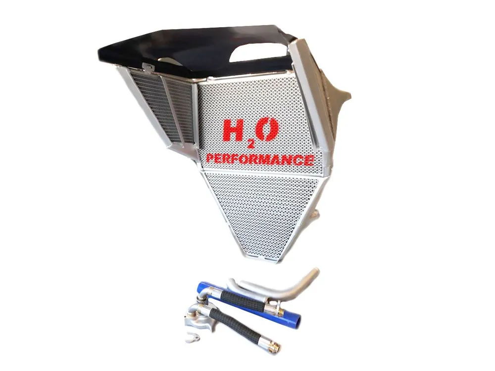 RADIATORE MAGGIORATO ACQUA + OLIO SERIE EVO H2O PERFORMANCE YAMAHA YZF-R1 17-21- Promozione Esclusiva