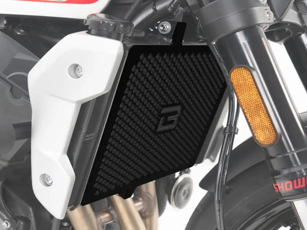Nuova Collezione COVER RADIATORE ALLUMINIO NERO BARRACUDA TRIUMPH TRIDENT 660 2021-2025-