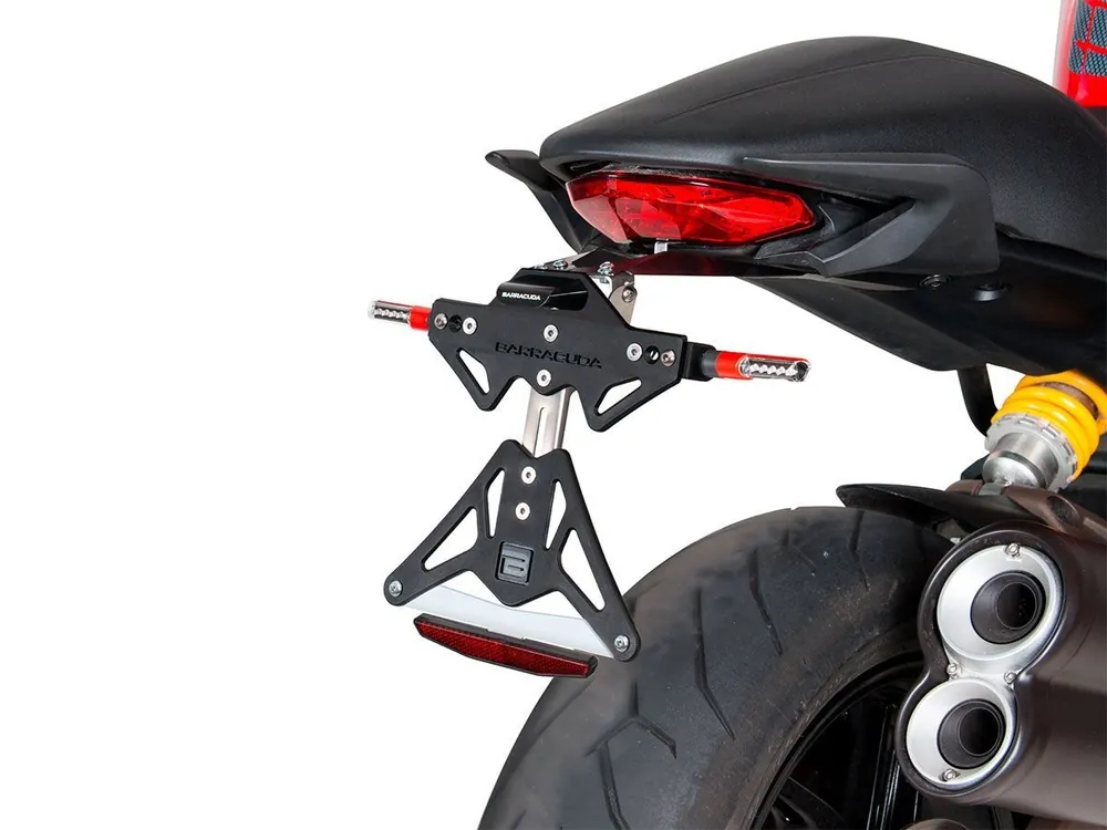 PORTATARGA RECLINABILE BARRACUDA DUCATI MONSTER 821 2014-2017- Offerta Lampo