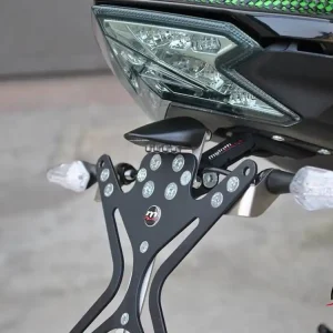 Ultimissimo Modello PORTATARGA REGOLABILE MELOTTI NERO KAWASAKI Z 800-