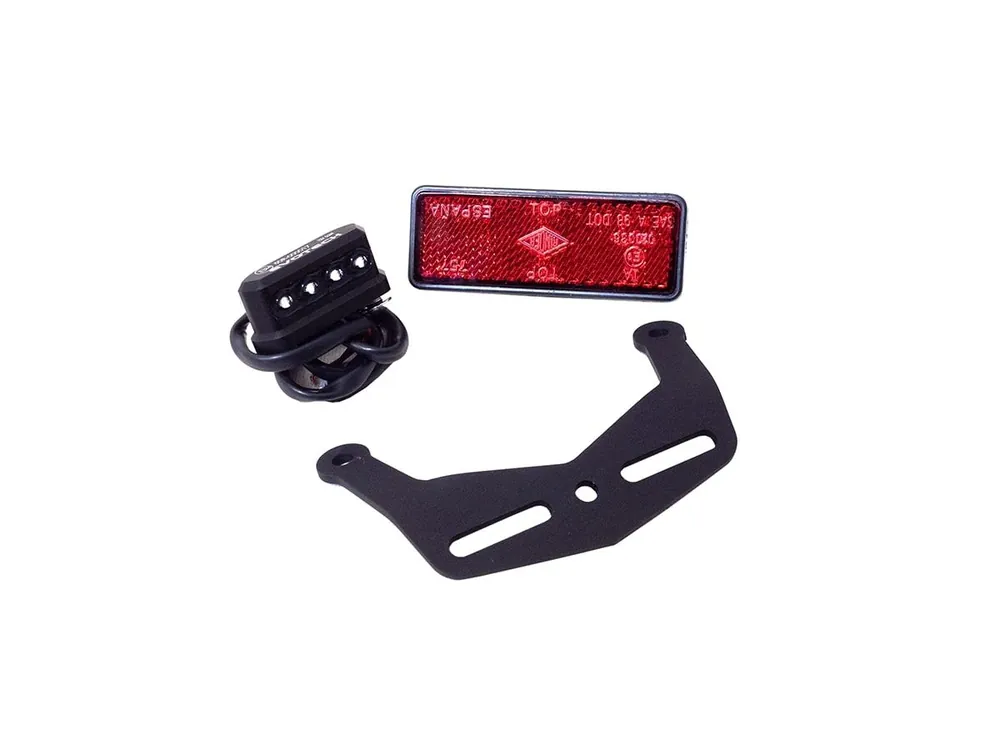 KIT LUCE TARGA + SUPPORTO + CATADIOTTRO EVOTECH TRIUMPH SPEED TRIPLE 1050 2006-2020- Offerta