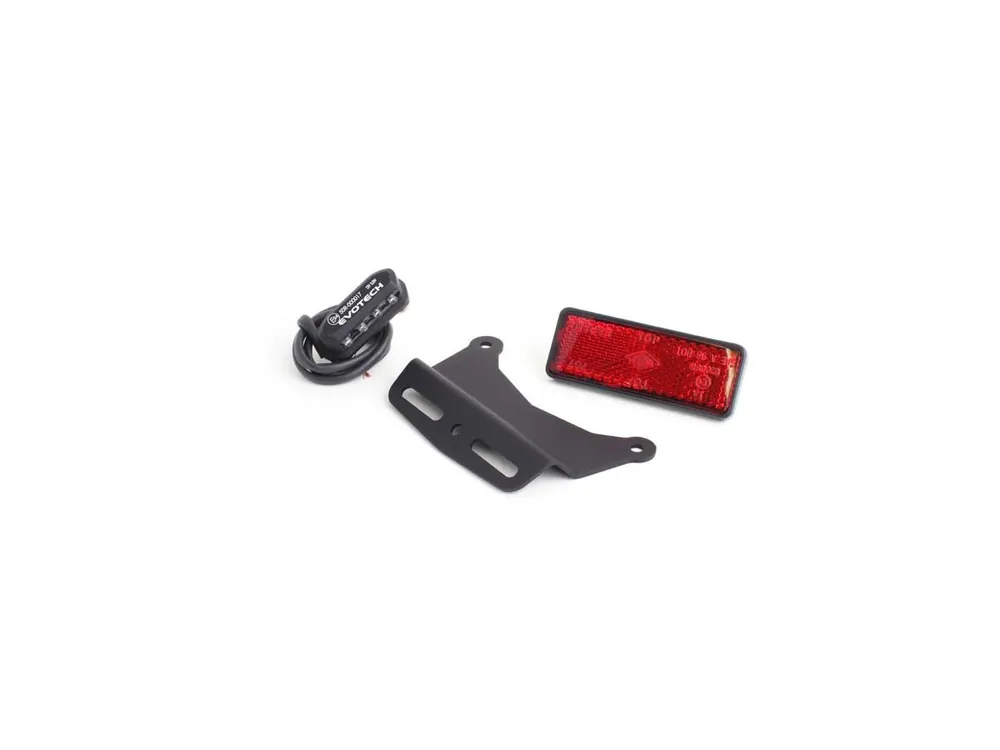 KIT LUCE TARGA + SUPPORTO + CATADIOTTRO EVOTECH APRILIA RS4 125 2011-2024- Esclusivo