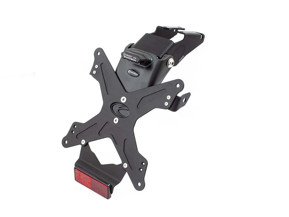 PORTATARGA ALLUMINIO REGOLABILE EVOTECH KAWASAKI NINJA 636 ZX 6R 2019-2024- Promo Stagionale