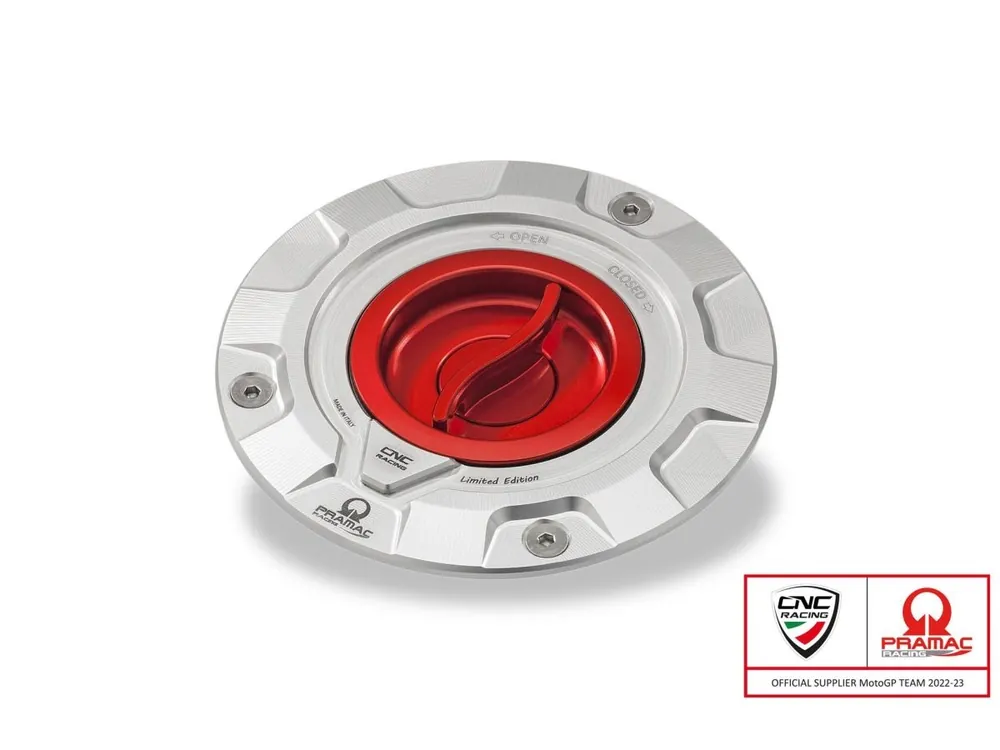 TAPPO SERBATOIO CARBURANTE PRAMAC RACING CNC RACING DUCATI DIAVEL V4 2023- Nuova Collezione