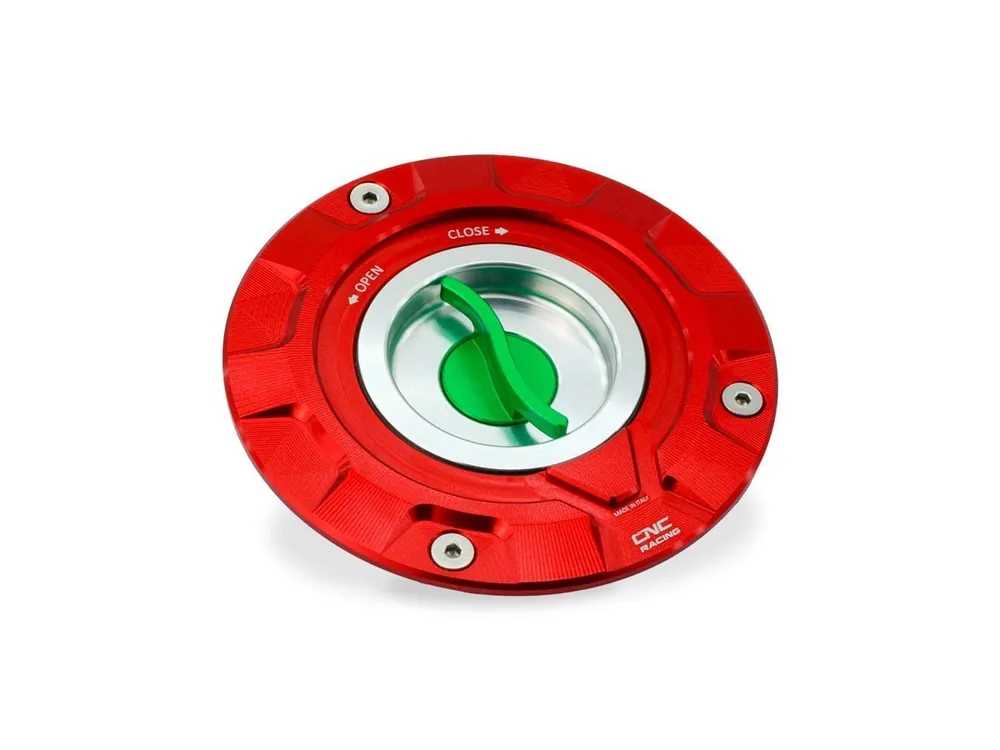 Consegna Rapida TAPPO SERBATOIO CARBURANTE TRICOLORE CNC RACING DUCATI SCRAMBLER 800 2015-2023-