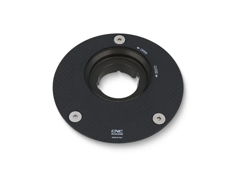 TAPPO SERBATOIO CARBURANTE FLANGIA CARBON FIBER CNC RACING DUCATI SS 900 1998-00- Prezzo Scontato