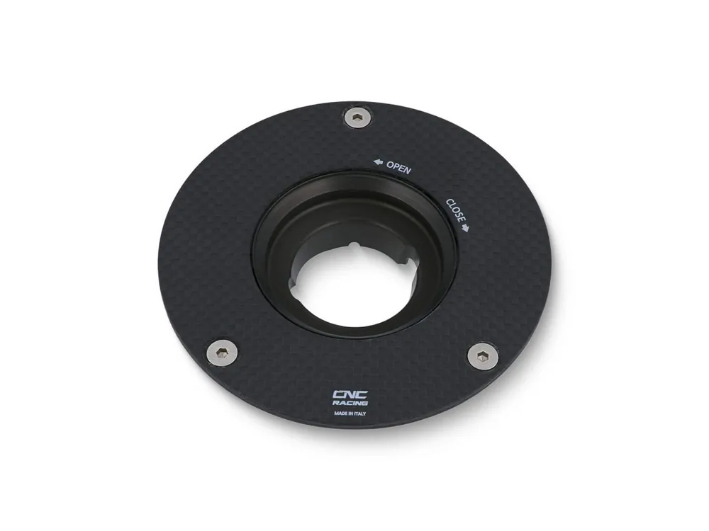TAPPO CARBURANTE FLANGIA CARBON FIBER CNC RACING DUCATI MONSTER 796 2010-14- Acquista Ora