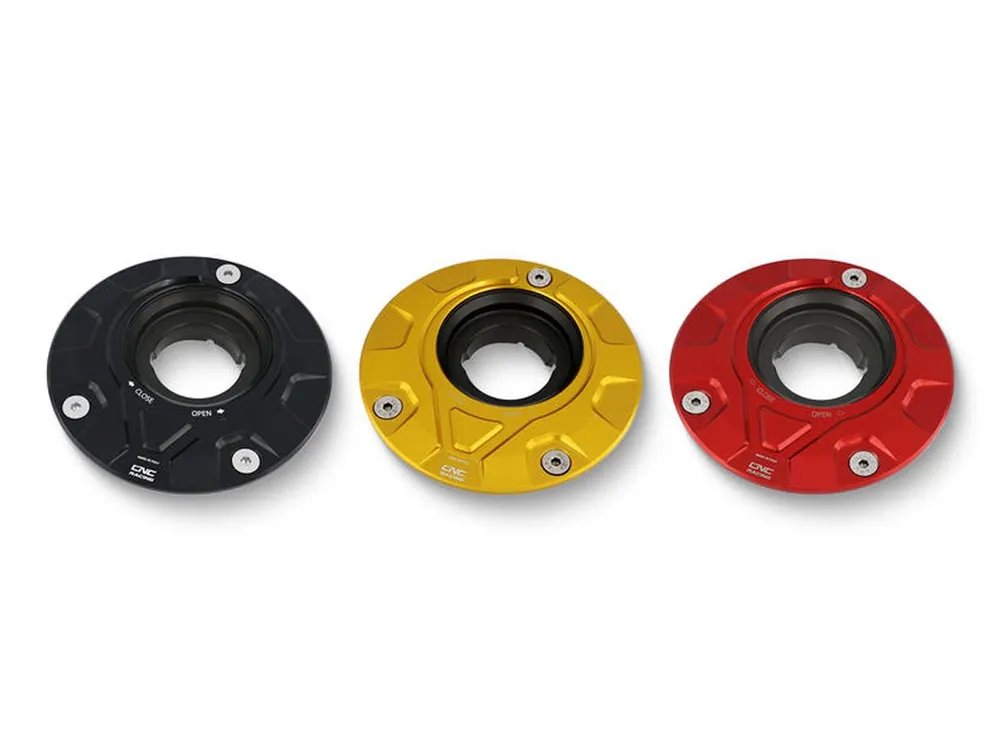 TAPPO SERBATOIO CARBURANTE FLANGIA GEAR CNC RACING DUCATI MONSTER 821 2014-19- Spedizione Espresso