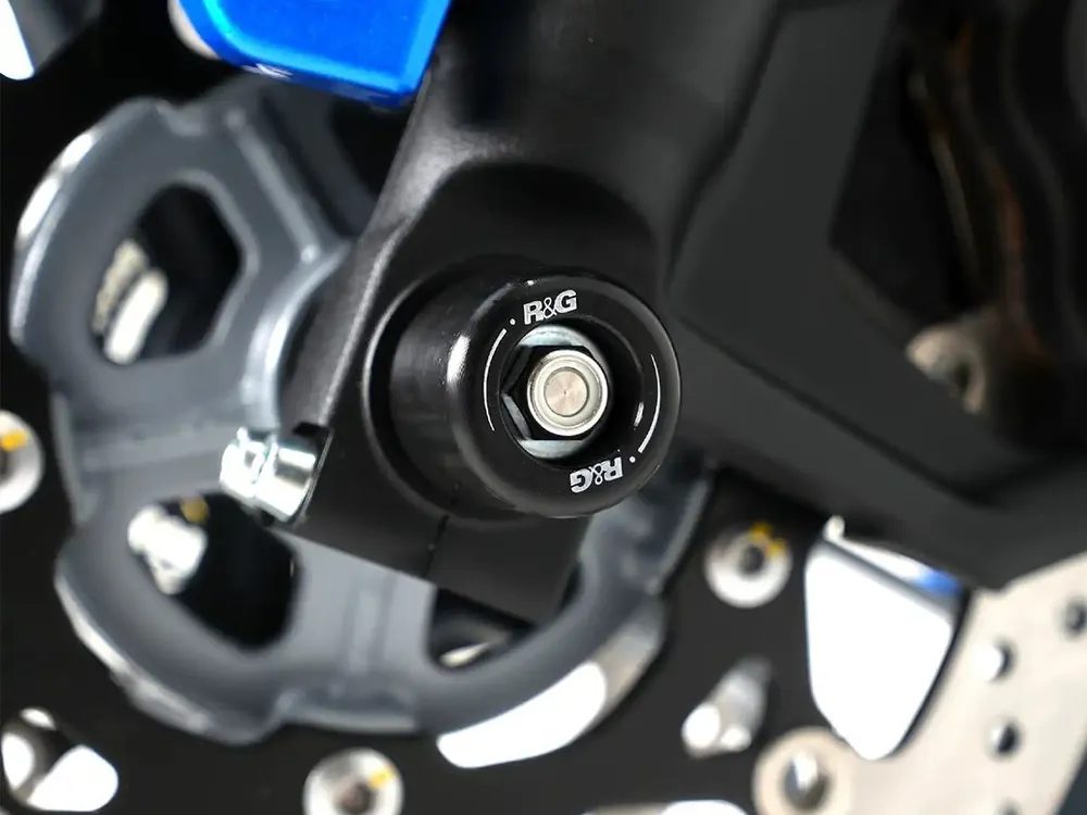 COPPIA PROTEZIONI PERNO FORCELLA ANTERIORE R&G SUZUKI GSX-8R 2024- Ordina Subito