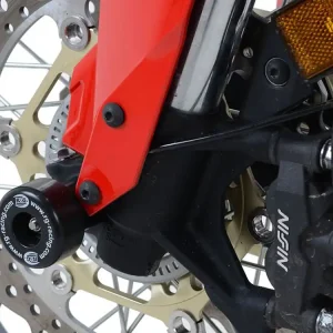 Economico COPPIA PROTEZIONI PERNO RUOTA ANTERIORE R&G TRIUMPH DAYTONA 650-