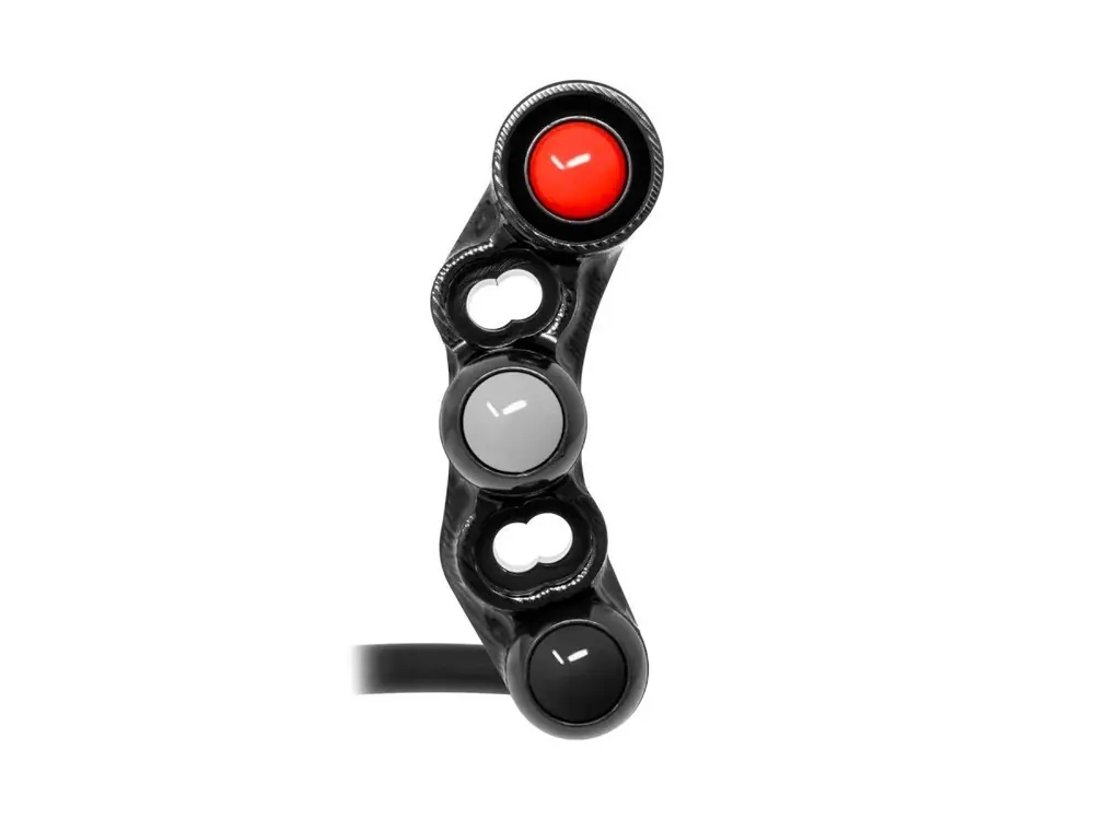 PULSANTIERA DESTRA RACING JETPRIME DUCATI STREETFIGHTER V4 / S / SP 25-26 (FORI UNIVERSALI)- Professionale