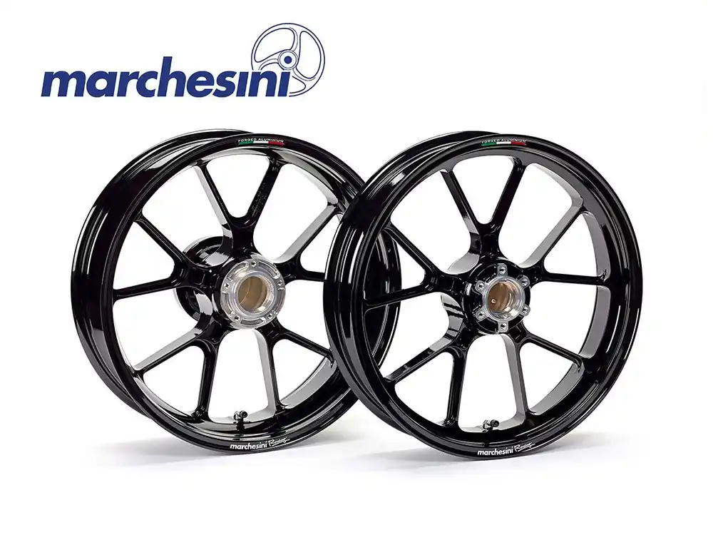 COPPIA CERCHI ALLUMINIO MARCHESINI M10RS KOMPE DUCATI MONSTER 1000 IE 2003-2005- Ultima Occasione