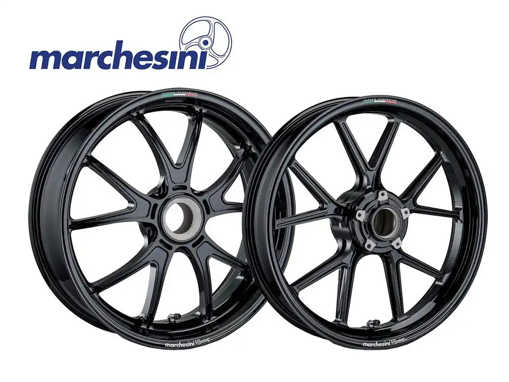 COPPIA CERCHI MAGNESIO MARCHESINI M10RS CORSE DUCATI 748 / 916 / 996 / 998 (POSTERIORE MAGGIORATO)- Promozione