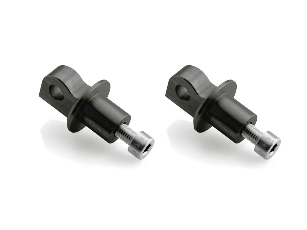 PE676 ADATTATORI PEDIVELLE (PASSEGGERO) RIZOMA YAMAHA T-MAX 560 2022-2025- Prezzo Scontato