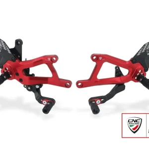 PEDANE REGOLABILI TROY BAYLISS LIMITED EDITION CNC RACING DUCATI PANIGALE V4 / S 2025- Spedizione Gratuita