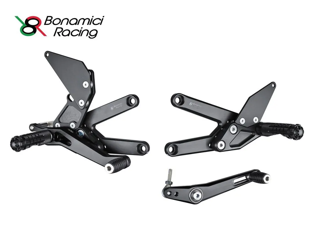 PEDANE ARRETRATE BONAMICI RACING REGOLABILI TRIUMPH STREET TRIPLE 675 2013-2016- Non Perdere