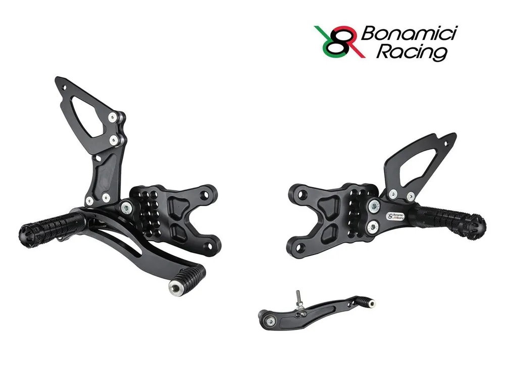 PEDANE ARRETRATE BONAMICI RACING REGOLABILI SUZUKI GSX-R 600 / 750 2011-2017- Acquista Ora