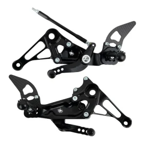 PEDANE ARRETRATE CAMBIO NORMALE / ROVESCIATO SPIDER APRILIA RS 660 2020-2023- Promozione Esclusiva
