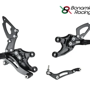 Occasione Imperdibile PEDANE ARRETRATE BONAMICI RACING REGOLABILI RACE HONDA CBR 1000 RR 2008-2016-