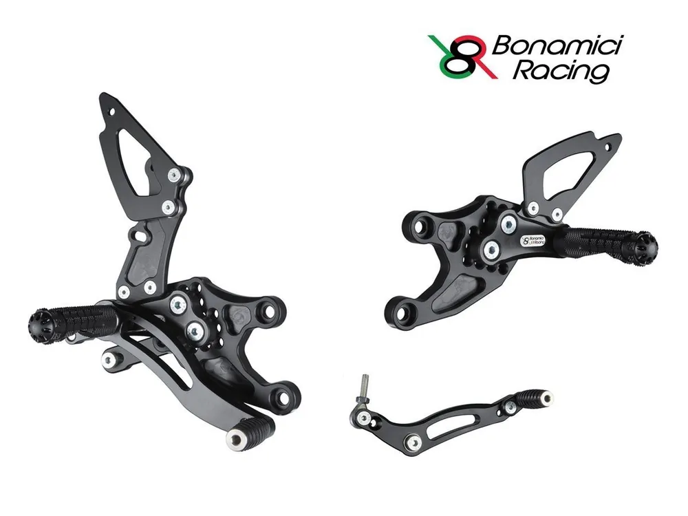 Occasione Imperdibile PEDANE ARRETRATE BONAMICI RACING REGOLABILI RACE HONDA CBR 1000 RR 2008-2016-