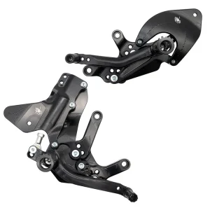 PEDANE ARRETRATE REGOLABILI SPIDER DUCATI PANIGALE V2 2025- Consegna Rapida