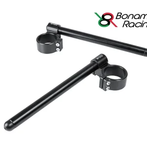 COPPIA SEMIMANUBRI BONAMICI RIALZATI +30MM KAWASAKI NINJA 250 / 400 2018-2020- Offerta Limitata
