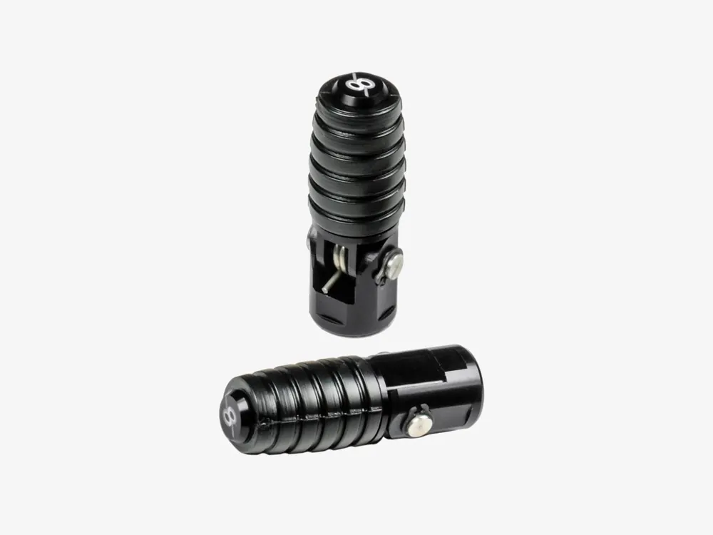 Professionale COPPIA PUNTALINI PIEGHEVOLI STANDARD RICAMBIO PEDANE BONAMICI RACING-