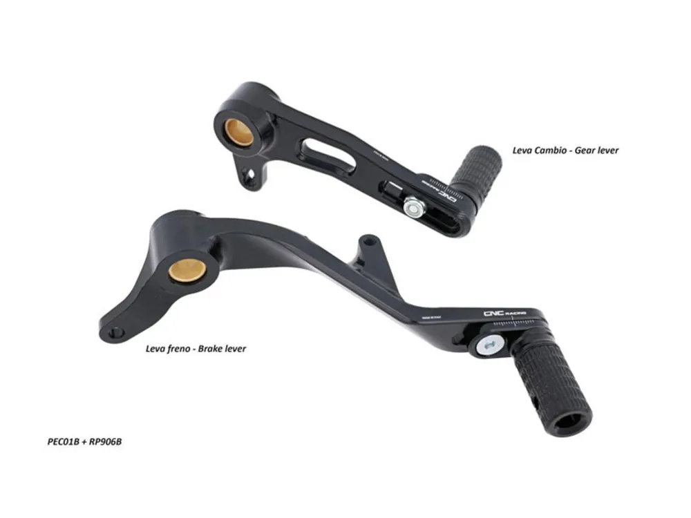 KIT LEVE CAMBIO/FRENO POSTERIORE SLIDE CNC RACING DUCATI MONSTER 821 2014-19- Reso Gratuito