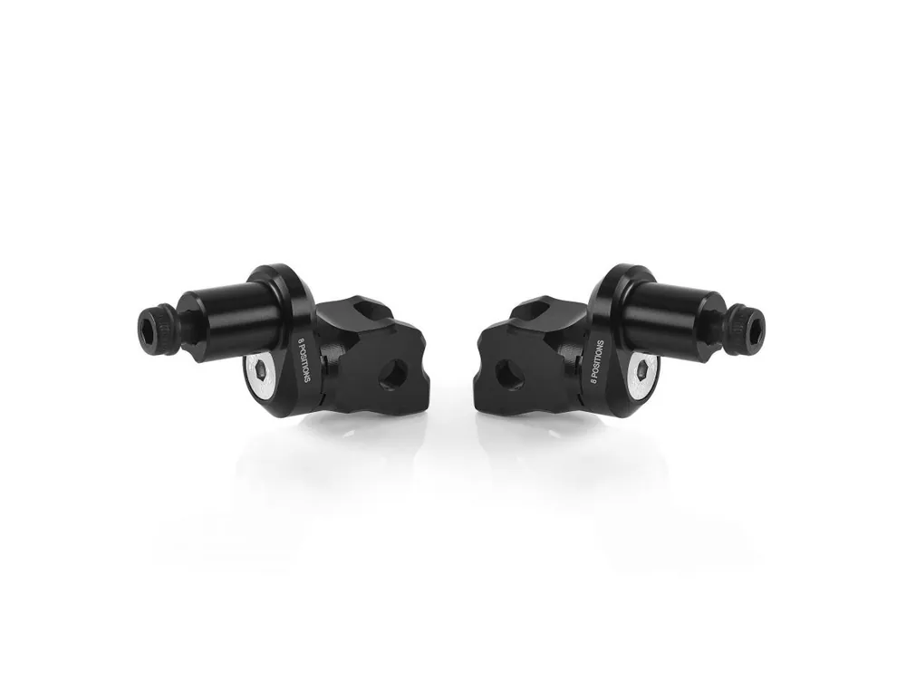 COPPIA KIT MONTAGGIO PEDIVELLE PILOTA 8 POSIZIONI RIZOMA DUCATI MULTISTRADA V4 1100 2021-2022- Prezzo Di Fabbrica