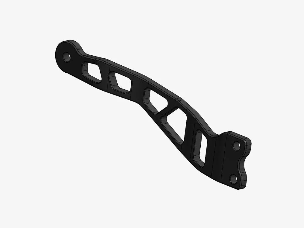 Occasione STAFFA SCARICO RICAMBIO PEDANE BONAMICI Y011 LATO FRENO-