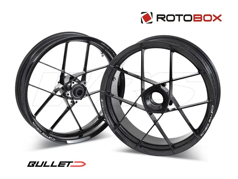 COPPIA CERCHI CARBONIO ROTOBOX BULLET DUCATI STREETFIGHTER V4 2019-2020-2023- Novità